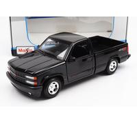 MAISTO 1/24 FURGONE CHEVROLET 454 SS PICK UP 1993 NERO MODELLINO STATICO DIECAST