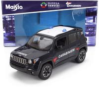 MAISTO 1/24 JEEP RENEGADE CARABINIERI 2017 BLU 1:24 MODELLINO STATICO DIECAST