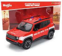 MAISTO 1/24 JEEP RENEGADE VIGILI DEL FUOCO 2017 1:24 MODELLINO STATICO DIECAST
