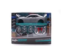MAISTO 1/24 KIT CHEVROLET CAMARO SS 2010 GRIGIO MODELLINO STATICO DIECAST