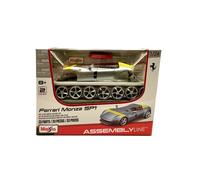 MAISTO 1/24 KIT FERRARI MONZA ARGENTO/GIALLO MODELLINO STATICO DIECAST