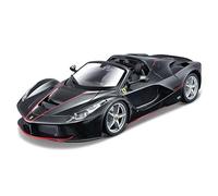 Maisto -1/24 Kit Metal-Ferrari Aperta Auto, M39133, Nero, Large