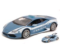 MAISTO 1/24 LAMBORGHINI HURACAN LP 610 4 2014 POLIZIA MODELLINO STATICO DIECAST