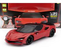 MAISTO 1/24 RADIOCOMANDATO FERRARI SF90 STRADALE 2019 MODELLINO STATICO DIECAST