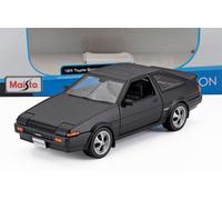 MAISTO 1/24 TOYOTA SPRINTER TRUENO AE86 1979 NERO MODELLINO STATICO DIECAST