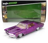 MAISTO 1/26 BUICK RIVIERA LOWRIDERS 1965 VIOLA MODELLINO STATICO DIECAST