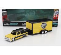 MAISTO 1/64 CHEVROLET BLAZER K5 CARRELLO TRASPORTO 1979 MODELLINO STATICO