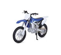 Maisto 5-13021 Motocicletta Modello Yamaha YZ450F (Bianco-Blu, Scala 1:12 ) Moto