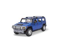 Hummer H2 SUV 2003 Modellino Auto Blu Metallico 1:24 Maisto