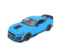 Maisto-31452B Mustang Shelby GT500 2020 in Colore Blu e Scala 1/18 (31452B)