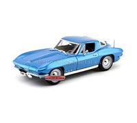 Maisto MI31640BL CHEVROLET CORVETTE 1965 METALLIC LIGHT BLUE 1:18 Modellino