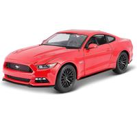 Maisto 531197 - Modellino Auto - Ford Mustang '15 ( Rosso, Scala 1:18 ) Sportive