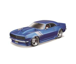 Maisto Auto Design Chevrolet Camaro Z28 1968, Modello a Scala 1:24, Collezionabile, Blu Metallico