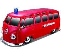 Maisto Auto Radiocomandata VW Autobus con Luce e Suono Bulli Ambulanza Pompieri