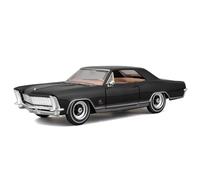 Maisto Buick Riviera (1965): modello auto in scala 1:24, cofano e porte mobili, nero (531214BK)