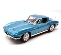 Maisto CHEVROLET CORVETTE 1965 METALLIC LIGHT BLUE 1:18