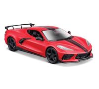 MAISTO Corvette ZR 1 Coupe Special Edition, modello auto 1:24, fedele all'originale, con volante mobile, porte e cofano, dai 3 anni in su, (532927R)