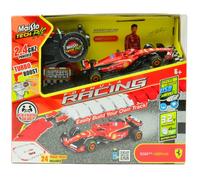 Maisto FERRARI SF-24 N.16 CHARLES LECLERC RADIOCOMANDO CON PISTA SCALA 1:41