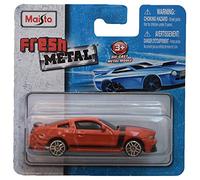 Maisto Fresco Metallo Ford Mustang Boss 302, Rosso [Scala 1:64 pressofuso]