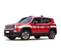 MAISTO Jeep Renegade Vigili del Fuoco Scala 1:24 Modellino Diecast con Portiere
