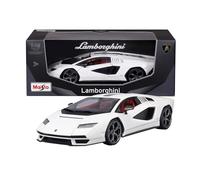 Maisto - Lamborghini Countach LPI 800-4 Bianca, Auto in Diecast in Scala 1:18, Replica Dettagliata con Parti Apribili, Licenza Ufficiale Lamborghini, Non Adatto a Bambini Sotto i 36 Mesi