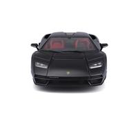 Maisto Lamborghini Countach LPI-800: modellino auto in scala 1:18, porte, bagagliaio e cofano mobili, nero (531459BK)