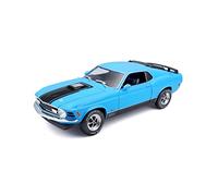Maisto 31453B - Modellino Ford Mustang Mach 1 '70 ( Blu, Scala 1:18 ) Miniatura