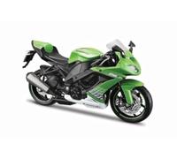 Maisto M32709 Kawasaki Ninja ZX-10R - Replica della moto in scala 1:12, incredibilmente dettagliata, da collezione, colore: rosso