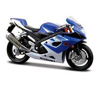 Maisto M34007-05232 Suzuki GSX-R1000 Motorbike-1:18 Scala 1:18 Incredibilmente dettagliato Die-Cast Replica Moto da Collezione Modello GSX-R1000-18 PC Dispenser, Blu