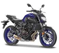 Maisto M34007-18855 1:18 Moto Yamaha MT07, Nero