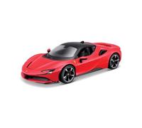 Ferrari Sf90 Stradale 2020 Red Die-Cast Metal 1:12 Model Kit 39137 MAISTO