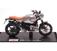 Maisto MI18853 BMW R NINE T SCRAMBLER SILVER 1:18 Modellino