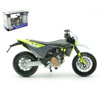 MAISTO MI23091 HUSQUARNA HUSKY 701 SUPERMOTO 2023 BLACK 1:18 Modellino