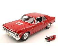 Maisto MI31132R CHEVROLET NOVA SS COUPE' 1970 RED 1:18 Modellino