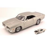 MAISTO MI31256S DODGE CHARGER R/T 1969 SILVER 1:25 Modellino
