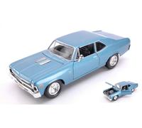 Maisto MI31262B CHEVROLET NOVA SS 1970 METALLIC LIGHT BLUE 1:24 Modellino