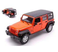 MAISTO MI31268OZ JEEP WRANGLER UNLIMITED 2015 ORANGE 1:24 Modellino