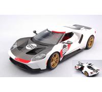 MAISTO MI31390 FORD GT 2021 FORD HERITAGE N.98 WHITE 1:18 Modellino