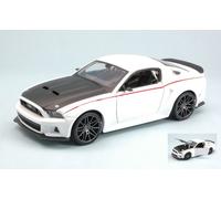 Maisto MI31506W FORD MUSTANG STREET RACER 2014 WHITE/BLACK 1:24 Modellino