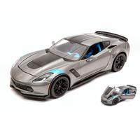 Maisto MI31516G CHEVROLET CORVETTE GRAN SPORT 2017 GUN METAL W/BLACK STRIPES 1:2
