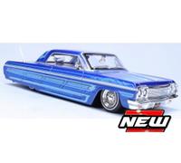 MAISTO MI32547 CHEVROLET IMPALA SS 1964 BLUE 1:24 Modellino