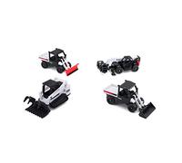 Maisto Mini macchine da lavoro BOBCAT VEICOLO 4 PACK - Modello da collezione replicato pressofuso incredibilmente dettagliato