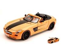 Maisto MODELLINO in Scala Compatibile con Mercedes SLS AMG Orange/Black 1:24 MI31370O