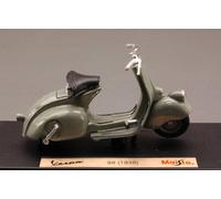 Maisto MODELLINO in Scala Compatibile con Vespa 98 1946 Mouse-Grey 1:18 MI3132G