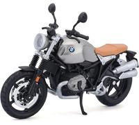 Maisto - Motocicletta Modello - BMW R Ninet Scrambler (Grigio, Scala 1:12 )