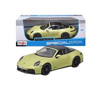 Maisto - Porsche 911 Targa 4 GTS Hybrid 2025, Scala 1:18, Modellino Diecast con 4 Aperture (Porte, Cofano, Bagagliaio), Licenza Ufficiale Porsche, Dettagli Curati, Assortimento Casuale, Età 3+ Anni