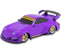 Maisto Tech 82340 Auto Radiocomandata Porsche 911 993 RWB (Lilla, Misure 1:24)