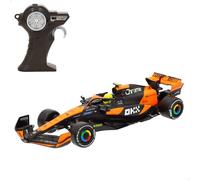 Bburago - Formula 1 McLaren MCL38 Miami GP 2024#Norris - 1/24 - Auto radiocomandata Premium 2,4 GHz - RC ricaricabile - Velocità 8 km/h - Autonomia 20 min - Modello ridotto Giocattolo per bambini