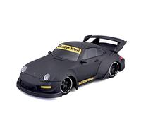 Maisto Tech R/C Porsche 993 RWB: Auto telecomandata in scala 1:24, 2,4 GHz, con impugnatura a pistola, dai 5 anni in su, nero opaco (581533)