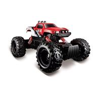 Maisto Tech R/C Rock Crawler - Veicolo radiocomandato fuoristrada con frequenza 2,4 GHz, trazione integrale e controllo a pistola, a partire da 8 anni, 32 cm, nero (582746)